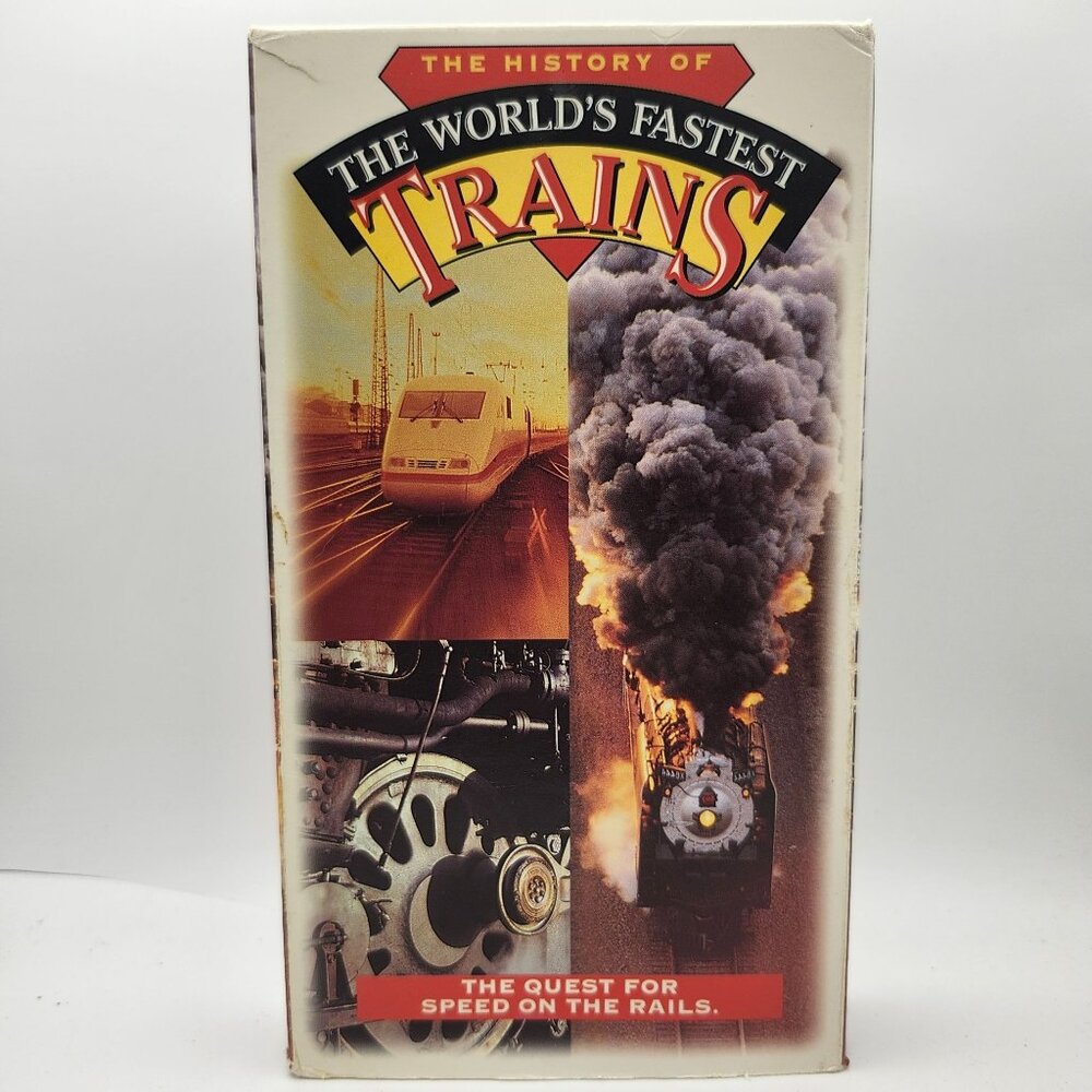 The History Of The Worlds Fastest Trains VHS 1996 Goldhill Railroading